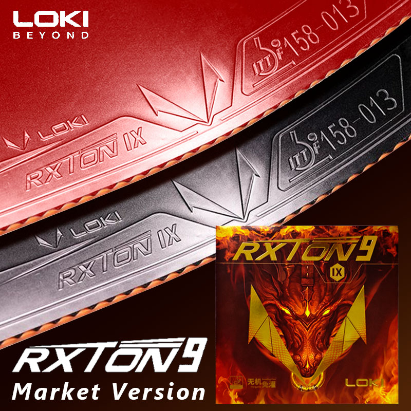 Table Tennis Loki - LOKI RXTON 9 Caoutchouc de tennis