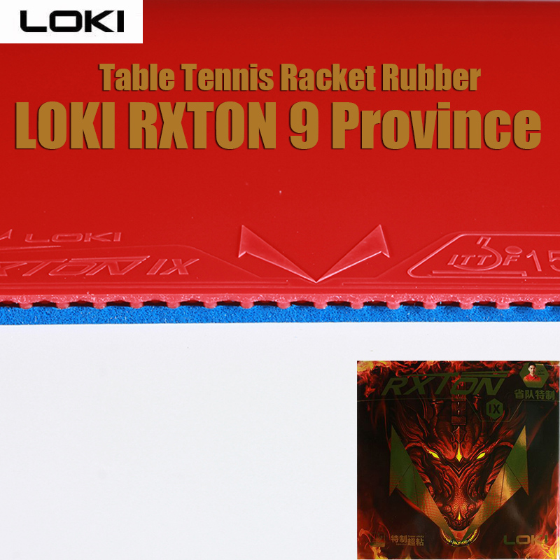 Table Tennis Loki - LOKI RXTON 9 Caoutchouc de tennis